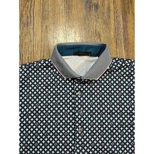 Greyson Performance All Over Print Wolf Logo Stretch Golf Polo Stretch Size L